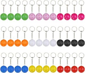 36pcs Pickleball Keychain,Pickleball Keychains for Women,Pickleball Party Favors,Mini Pickleball Ornaments for Pickleball Lovers,Gifts for Pickleball Lovers,for Keychains Luggage Tags Sports Bag
