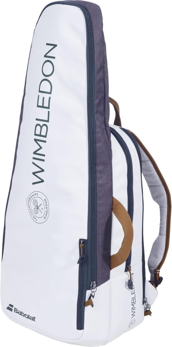 Babolat Pure Wimbledon Tennis Backpack (White/Grey)