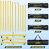 Pickleball Set with Net, Portable 3-in-1 Pickle Ball Net with Wheels, 6FT/11FT/22FT Pickleball Net with Carry Bag, Designed for All Weather Conditions Steady Metal Frame for Outdoor Indoor Driveway