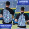 Pickleball Bag for Men & Women Pickleball Backpack - Adjustable Sling Bag/Crossbody with Fence Hook