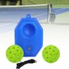 Pickleball Trainer with Ball and String, Pickleball Training Aid, Single Player Pickleball Trainer for Beginners, Kids, Adult, Green