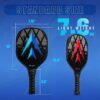 Pickleball Set with Net & Metal Ball Holder - Portable 22FT Regulation Size Net, 4 Wooden Paddles, 4 Balls and Carry Bag, Weather-Resistant Metal Frame, Perfect for Outdoor Indoor Driveway