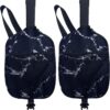Wanty Pack of 2 Neoprene Improved Pickleball Paddle Cover With Hook and Handle, Zipper Racket Carry Sleeve With Mesh Pocket, Protective Bag