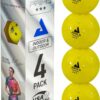 JOOLA Primo Pickleball Balls - Tournament Indoor and Outdoor Pickleball Balls - USAPA Approved - Ideally Weighted and Precision Crafted 40 Hole Design Official Size - Choose 4, 20, 100 Pack