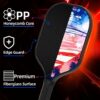 Pickleball Paddles Set of 2，Fiberglass Surface Pickleball Racket with Honeycomb Core, Set Includes 2 Pickleball Rackets，4 Balls ，1 Bag, for Men Women Beginners