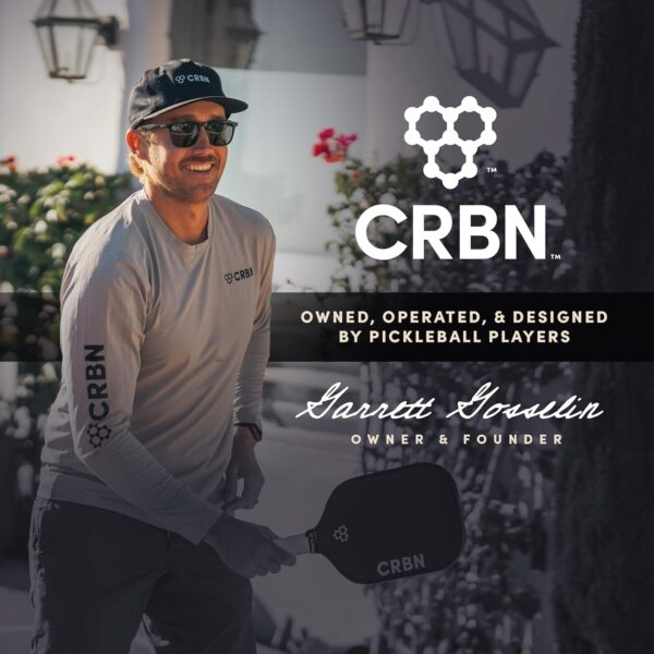 CRBN1 and CRBN2 Pickleball Paddle - Carbon Fiber Pickleball Paddle with Honeycomb Poly Core - Perfect Balance of Power & Control