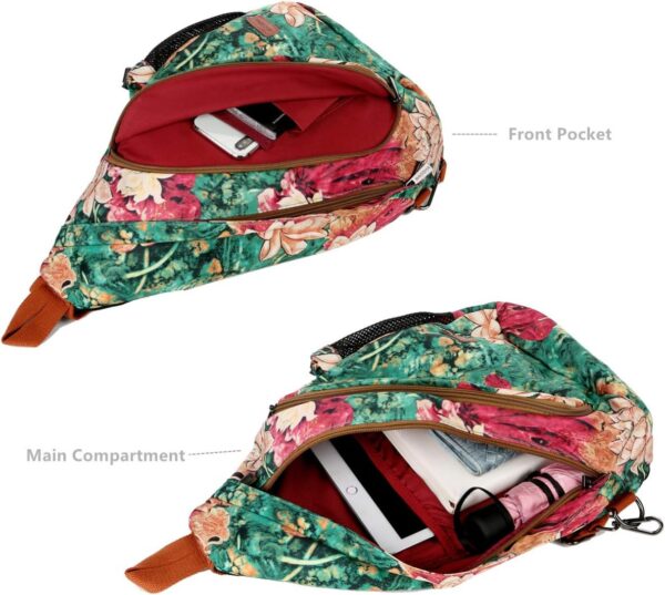 Baosha Sling backpack Crossbody Shoulder Chest Bag Travel Hiking Daypack for Women XB-04