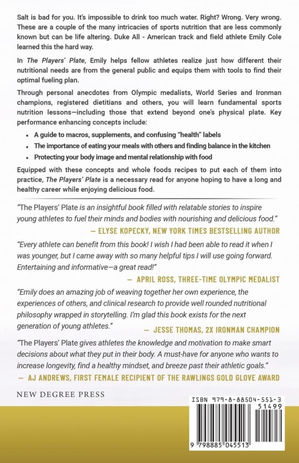The Players' Plate: An Unorthodox Guide to Sports Nutrition
