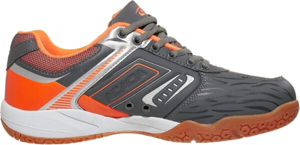 ACACIA HYPERSHOT Pickleball Shoes Grey/Orange, 8