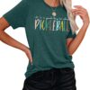 Women's Pickleball Graphic T-Shirt - Player Gift Tee, Short Sleeve Top