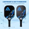 Pickleball Paddles Set of 2,USAPA Approved, Fiberglass Surface Pickleball Set, Polypropylene Honeycomb Core, Anti-Slip Sweat-Absorbing Grip,Portable Carry Bag,Have Fun Together