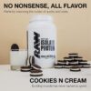 RAW Whey Isolate Protein Powder, Cookies N Cream - 100% Grass-Fed Sports Nutrition Protein Powder for Muscle Growth & Recovery - Low-Fat, Low Carb, Naturally Flavored & Sweetened - 25 Servings