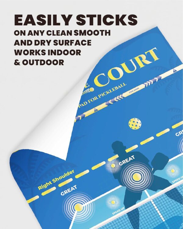 Pickleball Practice Rebounder, Beginner-Friendly Pickleball Training Pad Equipment to Quickly Improve Your Forehands, Dink Shots and Volleys
