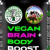 Vegan Brain & Body Boost: The Cherry On Top of A Plant-Based Lifestyle | Working Intelligence | Anti-Aging | Physical Fitness | Vegan Amino Acids - Creatine, Taurine & Beta Alanine | 67 Servings/500g