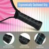 Pickleball Paddles Set of 4, Wood Pickle Ball Racket with 4 Balls, Pickleball Starter Set for Men & Women, All in One Pickle Ball Paddles Set of 4