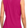 YYV Women's Workout Tank Tops Lightweight Sleeveless Shirts for Women Loose Fit Tops for Athletic Running Tennis Yoga