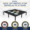 Pro Pickleball Target Net - Pickle Ball Training Aid and Social Games Pickle Ball Practice Equipment, Target System, Dink Pad Practice, Drive and Drop Shot Trainer