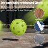 Pickleball Training Balls - Standard Size,Low Speed Pickleball Practice Ball,for Beginners & Indoor or in Small Spaces Use
