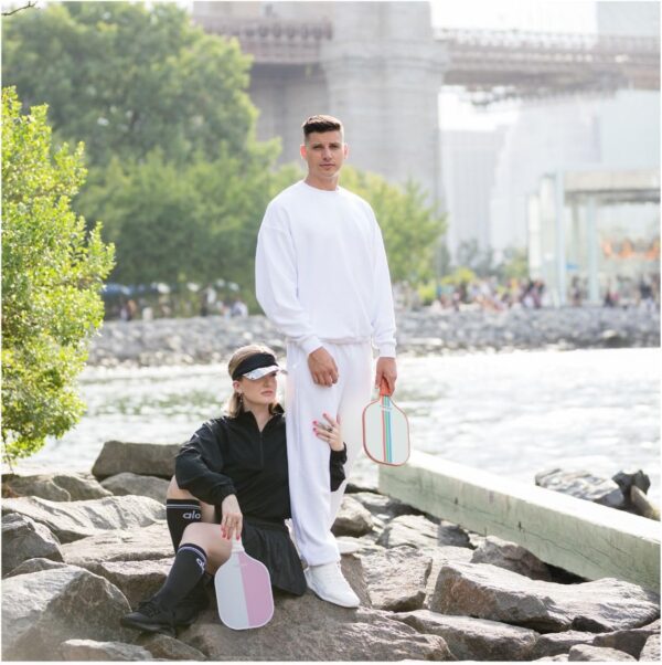 Brooklyn Pickleball Co. | Premium Carbon Fiber Paddle | USAPA Approved | Honeycomb Core | Cushioned Grip | Single Pickle-Ball Racket | 2025 Stylish Pickle Ball Paddles for All Skill Levels