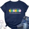Pickleball Shirt for Women It's a Good Day to Play Pickleball Short Sleeve T-Shirt Tops Pickleball Player Lover Tee