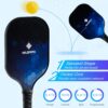 Fiberglass Pickleball Paddles Set of 2 or 4, Lightwight Pickle Ball Rackets 2 or 4 Pack with Polypropylene Core for Beginners