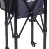 JOOLA Pickleball Ball Caddy - Holds up to 100 Pickleball Balls + 2 Side Pockets - Pickleball Equipment for Practice & Pickleball Machine - Wheeled Cart with Bulk Pickleball Ball Storage Bag,Black