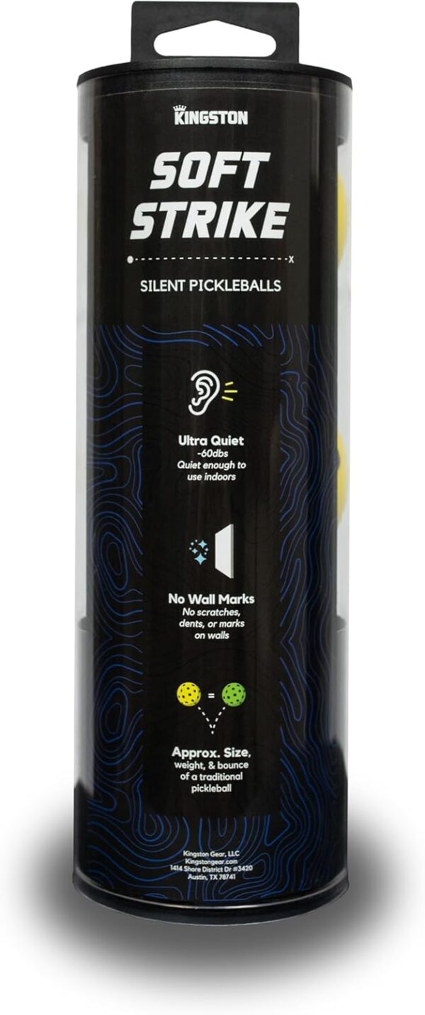 Soft Strike Silent Pickleballs – The Ultimate Quiet Foam Set for Indoor/Outdoor Pickleball Practice. Soft Pickleballs That Mimic The Exact Bounce of Real Balls