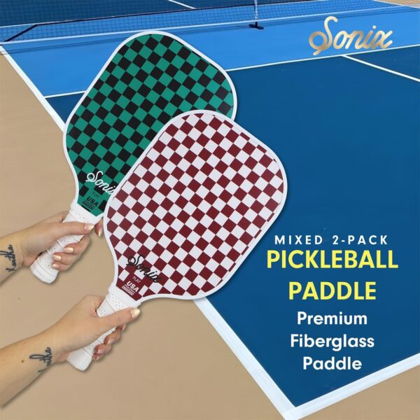 Sonix | Pickleball Paddles Set of 2 | USAPA Approved | Fiberglass Surface, Honeycomb Core | Mixed 2-Pack Paddles