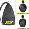 Pickleball Bag - Pickleball Bags for Women Men - Pickleball Backpack - Travel Pickleball Paddle Case, Pickle Ball Bag for Pickleball Paddle Tennis Racket, Protable Pickleball Sling Bag