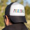Pickleball Text Word Art or It's A Great Day for Pickelball Trucker Hat