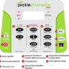 Pickleball Machine – Full-Featured – Adjustable Topspin, Backspin, & Lobs, Random Oscillation, Ball Speed (20-60MPH), Lightweight & Portable, Holds 125 Balls, with Multi-Function Remote