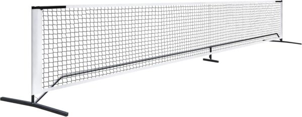 Pickleball Set with Net for Driveway, Portable Pickle Ball Net System with Stable Metal Frame and 22FT Regulation Size Net for Outdoor Indoor Game, with Carry Bag