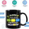 CABTNCA Pickleball Gifts: Mug for Men, Improves Memory - Funny Gift, Accessory Ornament, 11 Oz