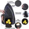Pickleball Bag - Pickleball Bags for Women Men - Pickleball Backpack - Travel Pickleball Paddle Case, Pickle Ball Bag for Pickleball Paddle Tennis Racket, Protable Pickleball Sling Bag