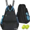 ACOSEN Tennis Bag Tennis Backpack - Large Tennis Bags for Women and Men to Hold Tennis Racket,Pickleball Paddles, Badminton Racquet, Squash Racquet,Balls and Other Accessories