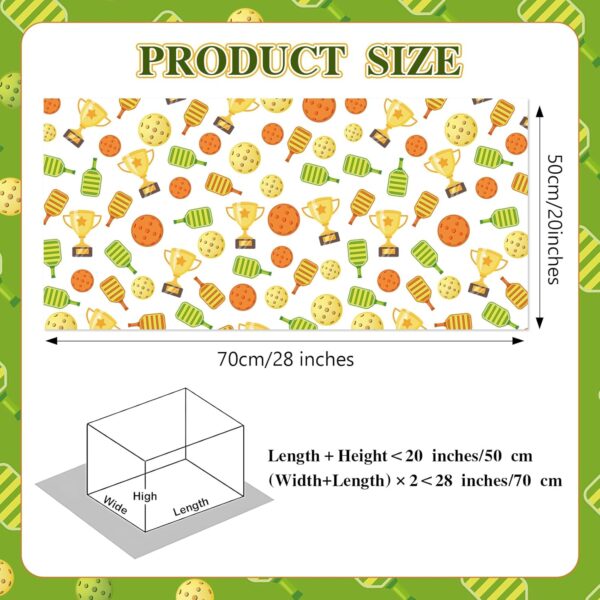 Pickleball Wrapping Paper 12 Sheets - Pickleball Gift Wrap - Sports Ball Gift Wrapping Paper - Pickleball Themed Gift Packing Paper for Pickleball Lovers,Pickleball Parties - 20"×28"