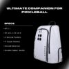 Holbrook Podium Pickleball Bag: Large Pickleball Backpack - Sport Paddle Bag for Accessories and Equipment
