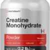 Horbäach Creatine Monohydrate Powder | 2.2lbs (35.2 oz) | Micronized and Unflavored | Vegetarian, Non-GMO, and Gluten Free Supplement