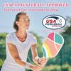 Pickleball Paddles - Fiberglass Pickleball Paddles Set of 2, USAPA Approved Pickle Ball Rackets 2 Pack with 4 Pickleball Balls, 1 Pickleball Bag, Paddles Ball Set for Beginners