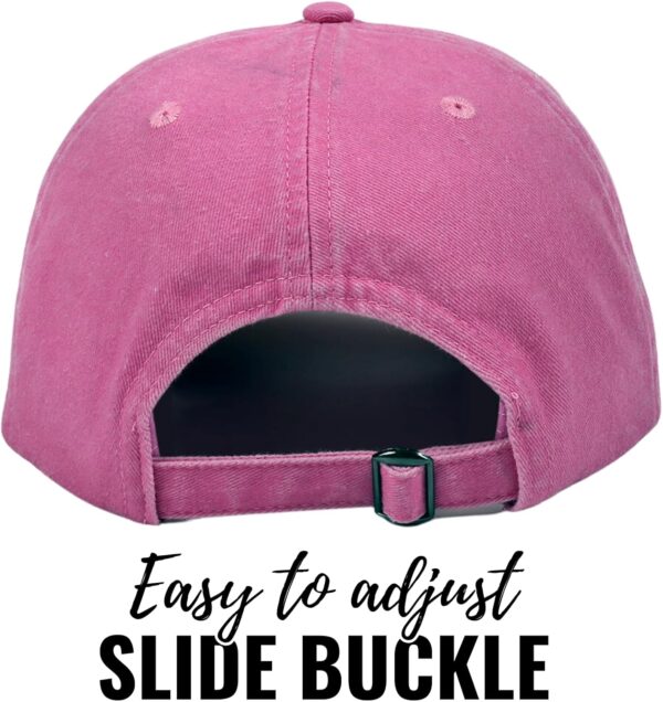 InnoBeta Embroidered Pickleball Cap - Funny Gifts for Women, Lovers, Players - Adjustable Hat Accessory for Birthday, Christmas - Pink