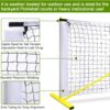 TOBWOLF 22x3ft Pickleball Net, Official Regulation Size for Indoor/Outdoor Play