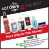 Grip-iT Hand Grip Spray 4 oz - Better Pole Grip for Pole Dancing - Firm Grip for Aerial Silks & Yoga Swing - Supercharge Your Tennis Overgrips - Pickleball Paddles Grip Replacement - Rosin Based