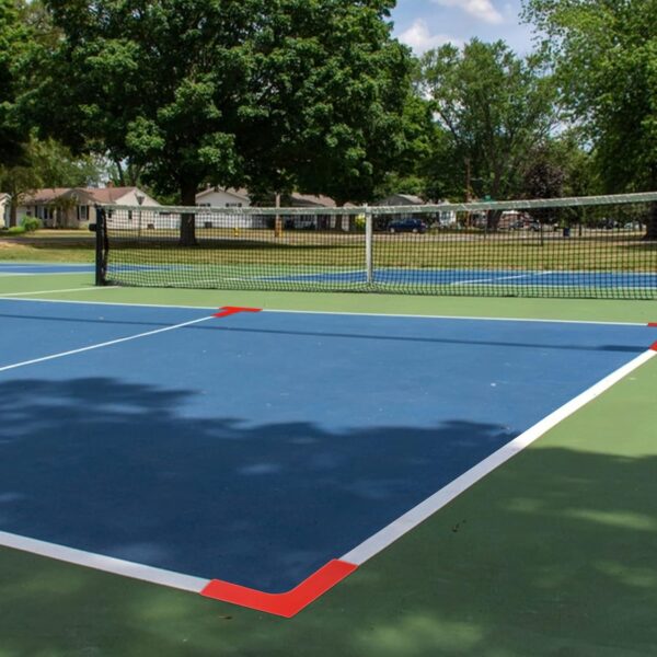 Aoneky Portable Pickleball Court Line Markers Kit - Outdoor Driveway Pickleball Court Boundary Throw Down Markers - Lines Marking Set