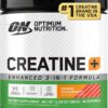 Optimum Nutrition Creatine Monohydrate Plus Powder, Orange Passionfruit Flavored Creatine Performance Blend With Electrolytes for Hydration, Added Vitamins, 40 Servings, 360 Grams (Packaging May Vary)