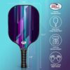 Pickleball Paddles Set of 2 - Fiberglass Pickleball Paddles for Beginners, USAPA Approved Pickle Ball Rackets 2 Pack with 4 Pickleball Balls, 1 Pickleball Net Bag, Paddles Ball Set Outdoor Indoor