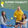 Premium Outdoor Pickleballs Balls 3/6/12 Pack - USAPA Approved Tournament and Competition Pickleball with Perfectly Balanced and Visibility, 40 Hole Pickleball for All Skill Levels