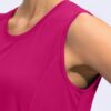 YYV Women's Workout Tank Tops Lightweight Sleeveless Shirts for Women Loose Fit Tops for Athletic Running Tennis Yoga