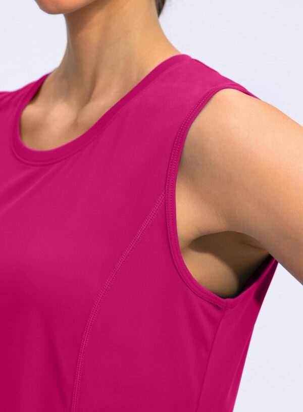 YYV Women's Workout Tank Tops Lightweight Sleeveless Shirts for Women Loose Fit Tops for Athletic Running Tennis Yoga