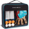 PRO SPIN All-in-One Ping Pong Set - Retractable Ping Pong Net for Any Table (72"), Ping Pong Paddles and Balls, Storage Case - Portable Table Tennis Family Games, Gifts for Boys & Girls