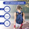 Pickleball Bag for Men & Women Pickleball Backpack - Adjustable Sling Bag/Crossbody with Fence Hook